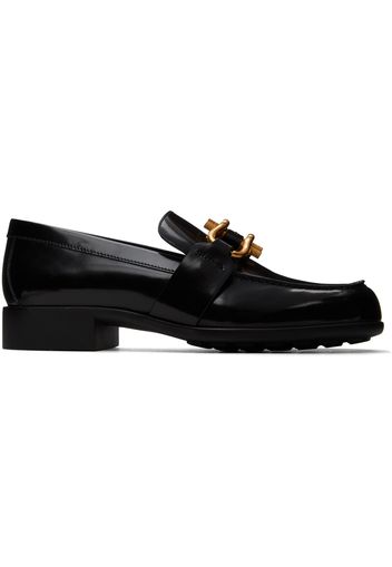 Bottega Veneta Black Patent Madame Loafers