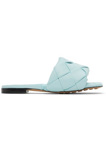 Bottega Veneta Blue Lido Sandals