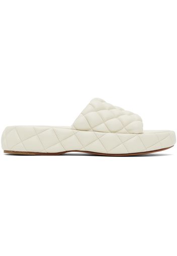 Bottega Veneta White Padded Sandals