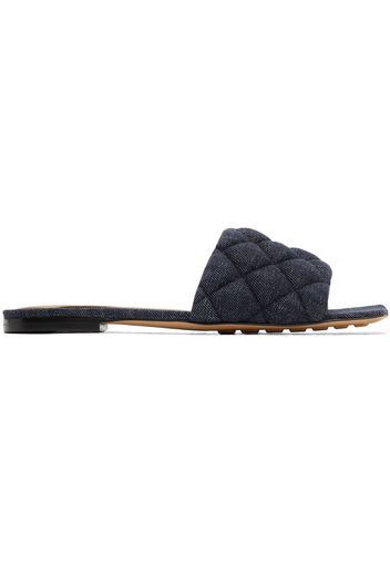 Bottega Veneta Indigo Padded Flat Sandals