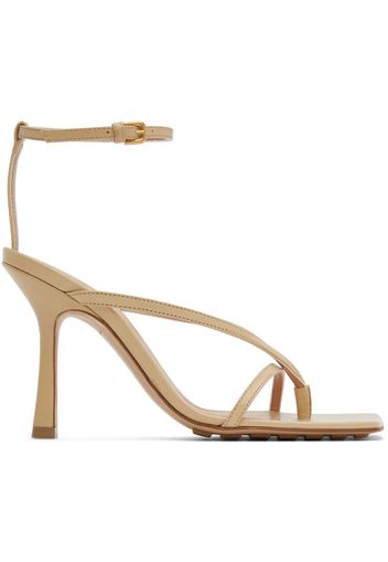 Bottega Veneta Beige Stretch Sandals