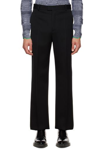 Bottega Veneta Black Straight Trousers