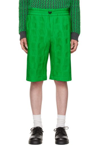 Bottega Veneta Green Insulated Shorts