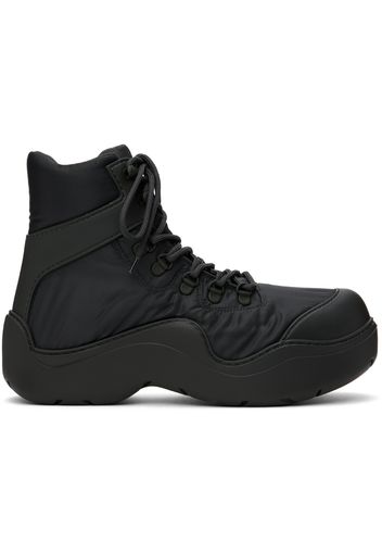 Bottega Veneta Black Puddle Bomber Boots