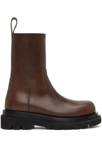 Bottega Veneta Brown Lug Boots