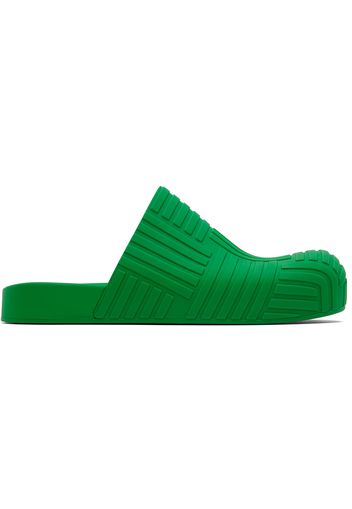 Bottega Veneta Green Slider Sandal