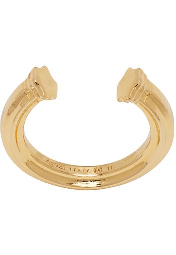 Bottega Veneta Gold Open Band Ring