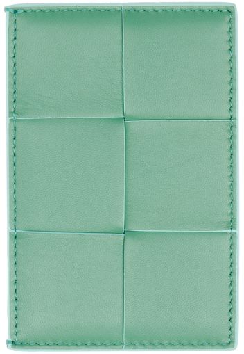 Bottega Veneta Green Credit Card Holder