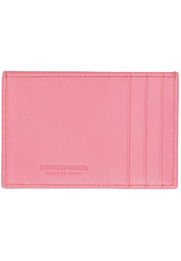 Bottega Veneta Pink Credit Card Case