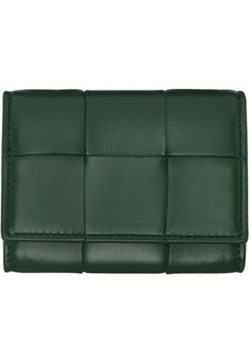 Bottega Veneta Green Envelope Coin Pouch