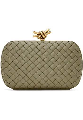 Bottega Veneta Green Knot Clutch