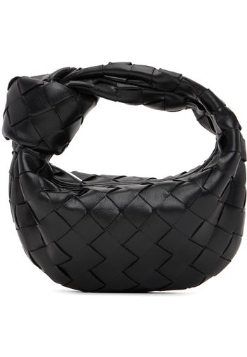 Bottega Veneta Black Mini Jodie Top Handle Bag