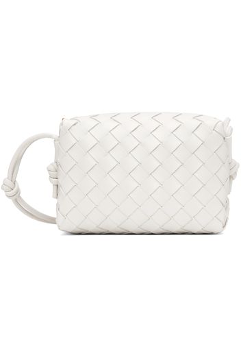 Bottega Veneta White Mini Loop Shoulder Bag