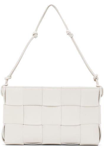 Bottega Veneta White Cassette Pouch Bag