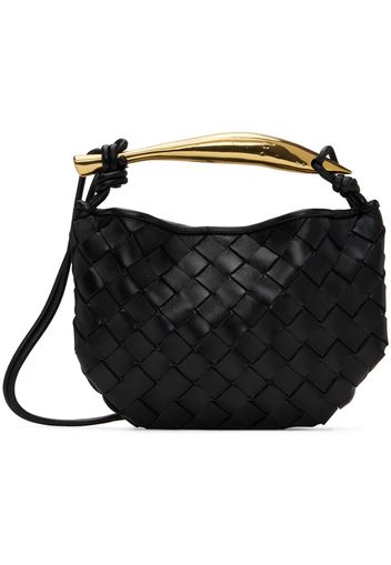 Bottega Veneta Black Mini Sardine Shoulder Bag