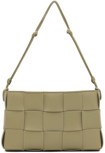 Bottega Veneta Khaki Cassette Pouch Bag