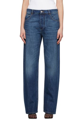 Bottega Veneta Blue Boyfriend Fit Jeans