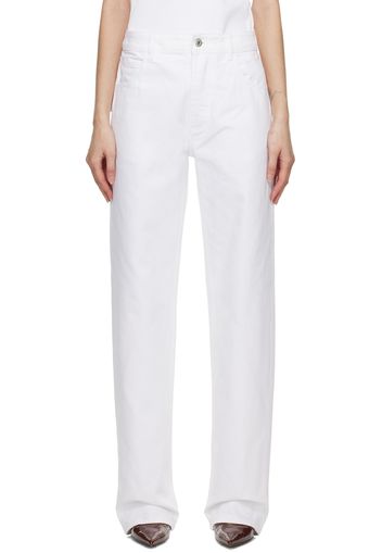 Bottega Veneta White Patch Jeans