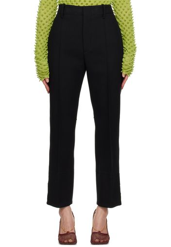 Bottega Veneta Black Slim Leg Trousers