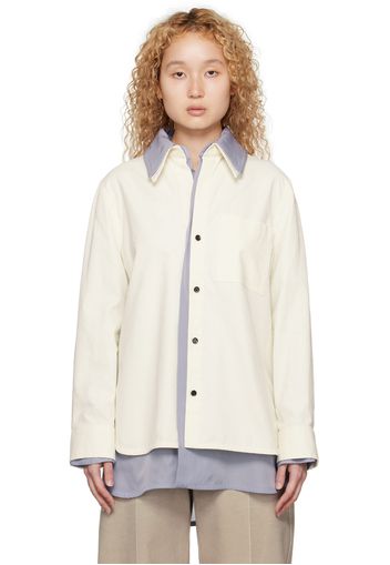 Bottega Veneta Off-White Double Layer Shirt