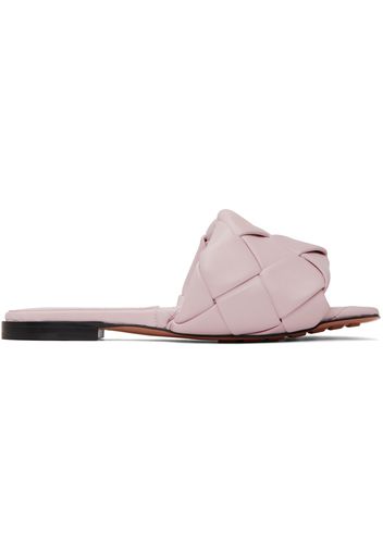 Bottega Veneta Pink Lido Flat Sandals