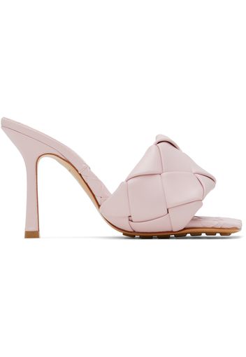 Bottega Veneta Pink Lido Heeled Sandals