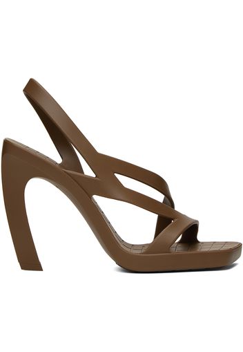 Bottega Veneta Brown Jimbo Heeled Sandals