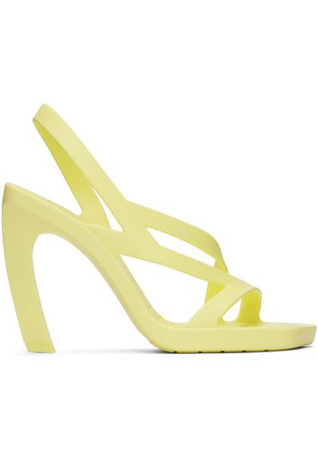 Bottega Veneta Yellow Jimbo Heeled Sandals