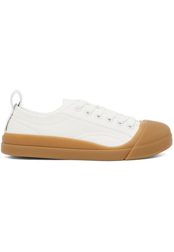 Bottega Veneta White Vulcan Sneakers