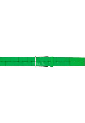 Bottega Veneta Green Maxi Intreccio Belt