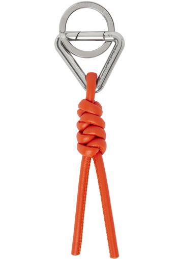 Bottega Veneta Orange Triangle Key Ring