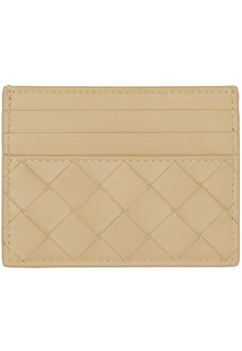 Bottega Veneta Beige Credit Card Holder