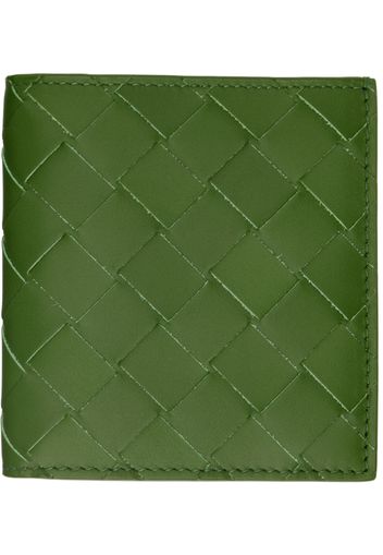 Bottega Veneta Green Slim Bifold Wallet