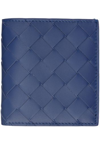 Bottega Veneta Navy Slim Bifold Wallet