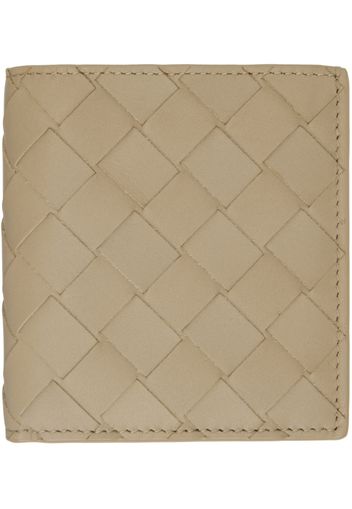 Bottega Veneta Taupe Slim Bifold Wallet