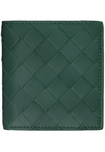 Bottega Veneta Green Slim Bifold Wallet