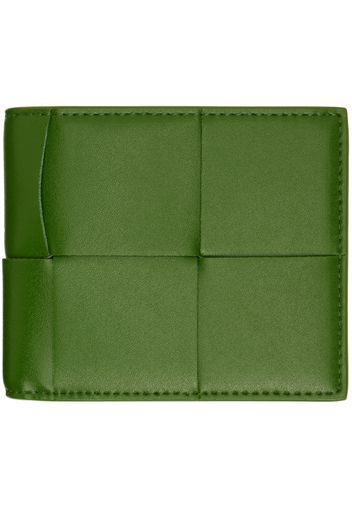 Bottega Veneta Green Bifold Wallet