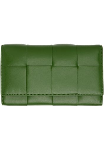 Bottega Veneta Green Long Wallet