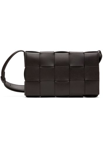 Bottega Veneta Black Medium Intreccio Cassette Bag