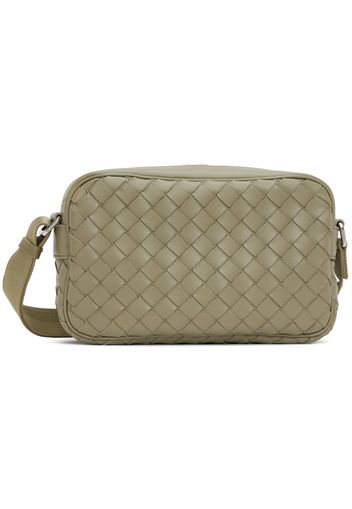 Bottega Veneta Taupe Small Classic Intrecciato Camera Bag