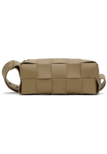 Bottega Veneta Taupe Small Brick Cassette Bag