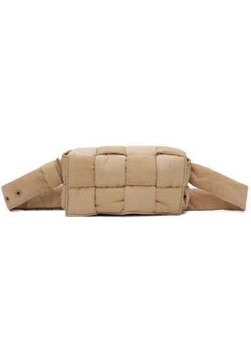 Bottega Veneta Beige Mini Cassette Padded Pouch