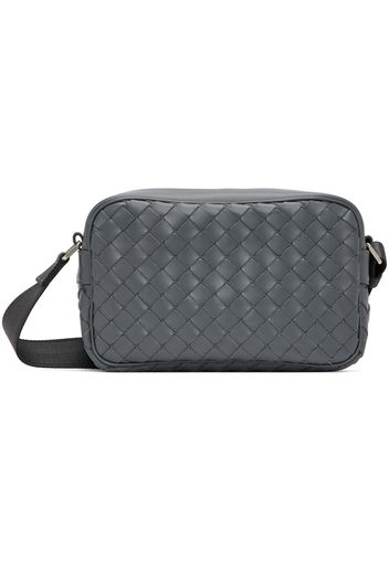 Bottega Veneta Gray Classic Intrecciato Camera Bag