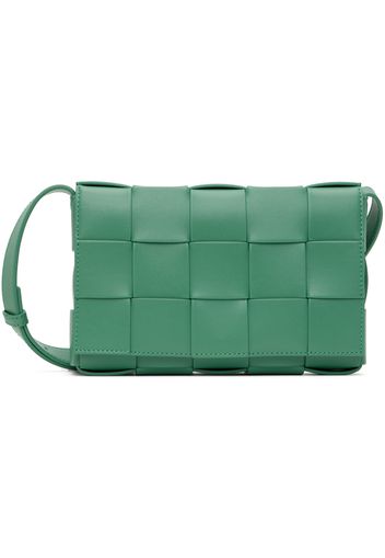 Bottega Veneta Green Cassette Messenger Bag