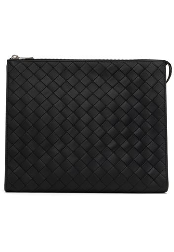 Bottega Veneta Black Standing Pouch