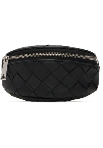 Bottega Veneta Black Intrecciato Wrist Pouch