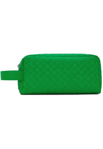 Bottega Veneta Green Travel Pouch