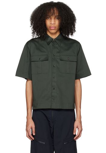 Bottega Veneta Green Button-Down Shirt