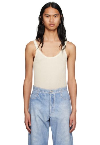 Bottega Veneta Off-White Slim-Fit Tank Top