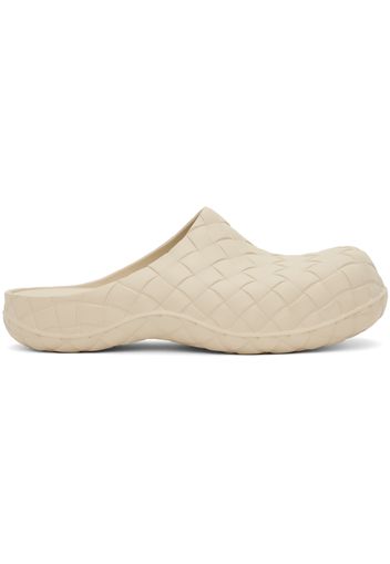 Bottega Veneta Beige Beebee Clogs